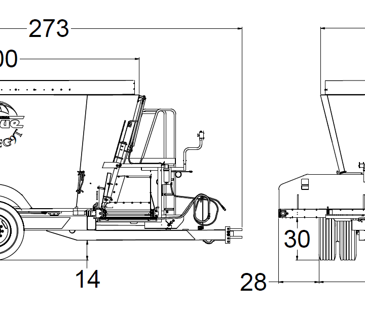 Segue and supreme feed mixers for sale