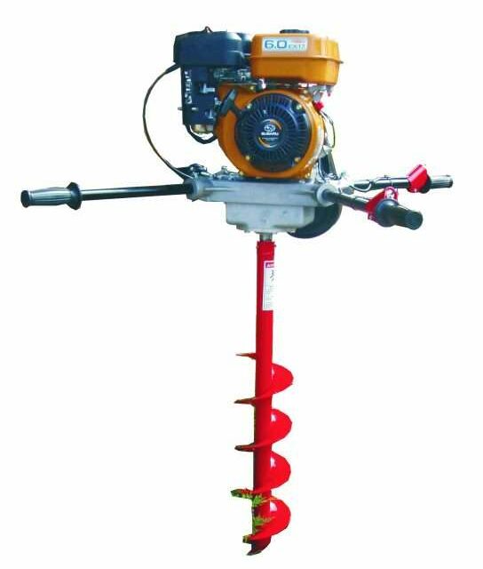 Crommelins Groundhog Post Hole Digger Two Person 6.0hp for sale at Nicholls Machinery