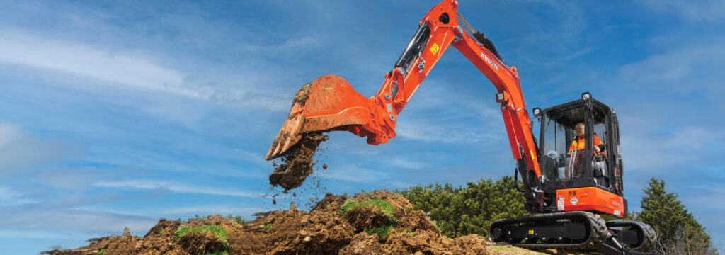 Kubota Excavators for sale at Nicholls Machinery, Busselton