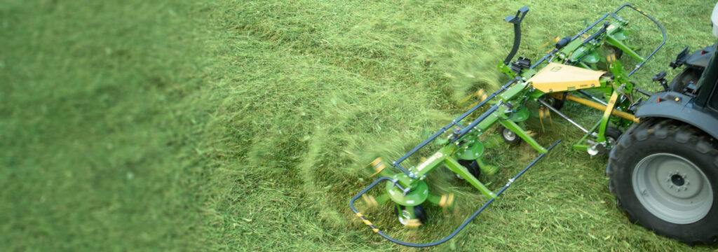 Krone Vendro Trailed Rotary Tedders available at Nicholls Machinery